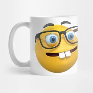 nerd face emoji Mug